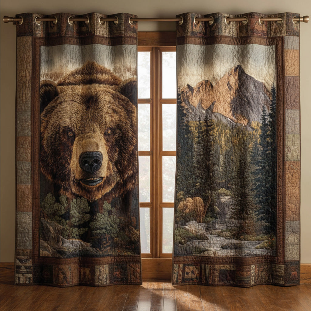 Mountain Pursuit Quilted Curtains NCU0PT10130