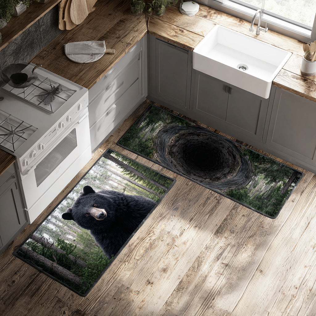 Mountain Roar Kitchen Area Rug NCU0TD1425