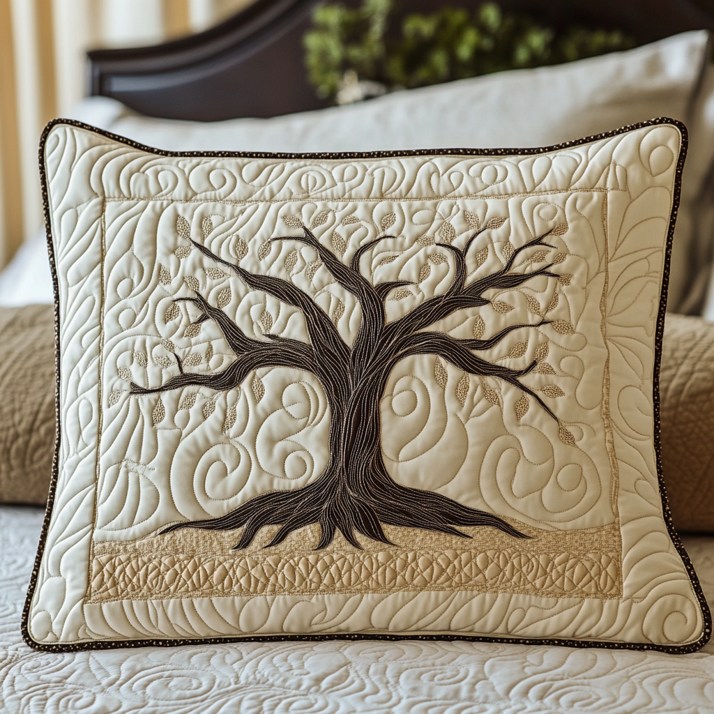 Mystic Circles Quilted Bedding Pillow Case NCU0NT2679