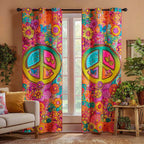 Mystic Hippie Quilted Curtains NCU0XD1570