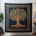 Mystical Knotted Tree Woven Sofa Blanket NCU0NT4779