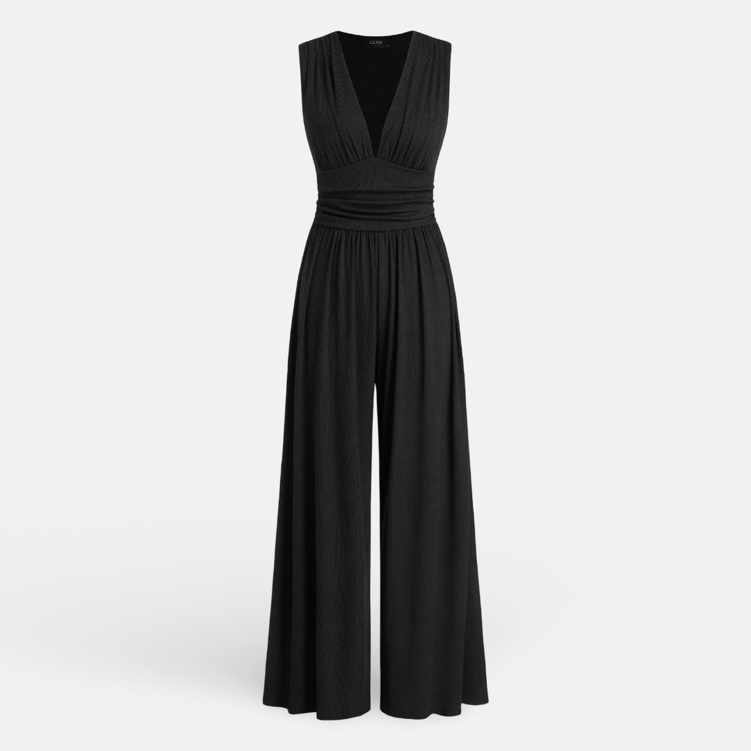 Aaliyah - Chic Sleeveless Jumpsuit with Wide Legs