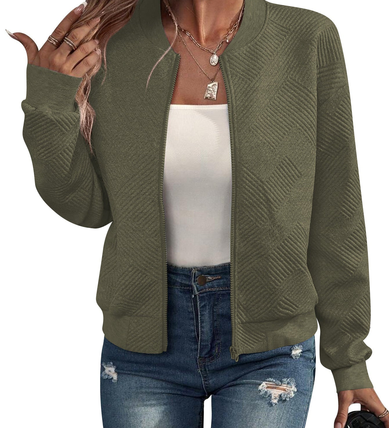 Dora - Structured Bomber Jacket