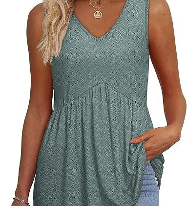 CECILIA - Effortless Flowy Sleeveless Tank Top