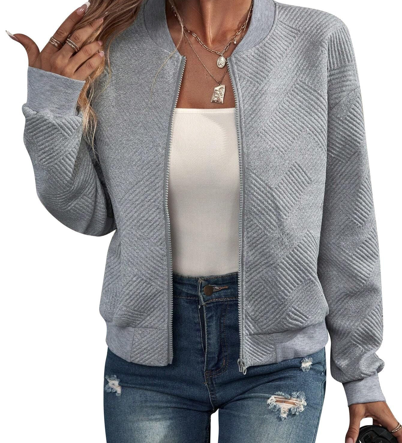 Dora - Structured Bomber Jacket