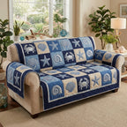 Ocean Charm Quilted Sofa Cover NCU0DV9509