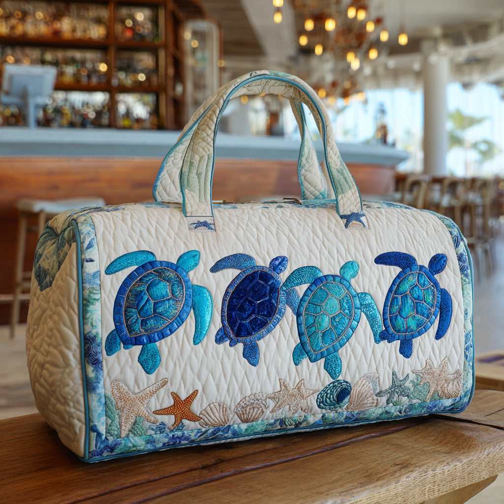 Padded Travel Bag - Ocean Turtle