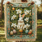 Pastel Meadow Woven Sofa Blanket NCU0DV4038