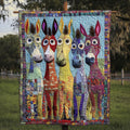 Patchwork Ponies Quilted Blanket NCU0PT4466