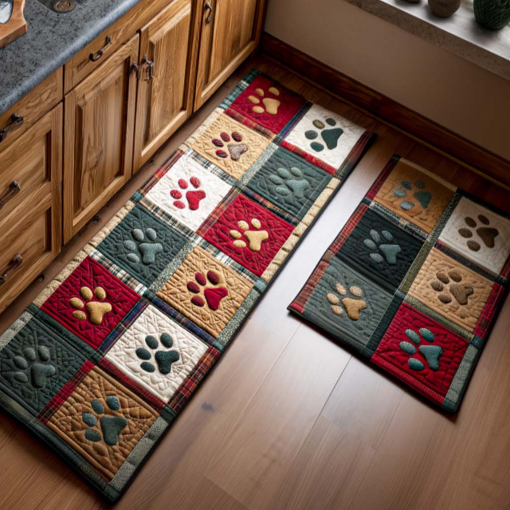 Paw Charm Kitchen Area Rug NCU0NT11388