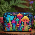 Peace Shroom Quilted Makeup Bag NCU0PT9292