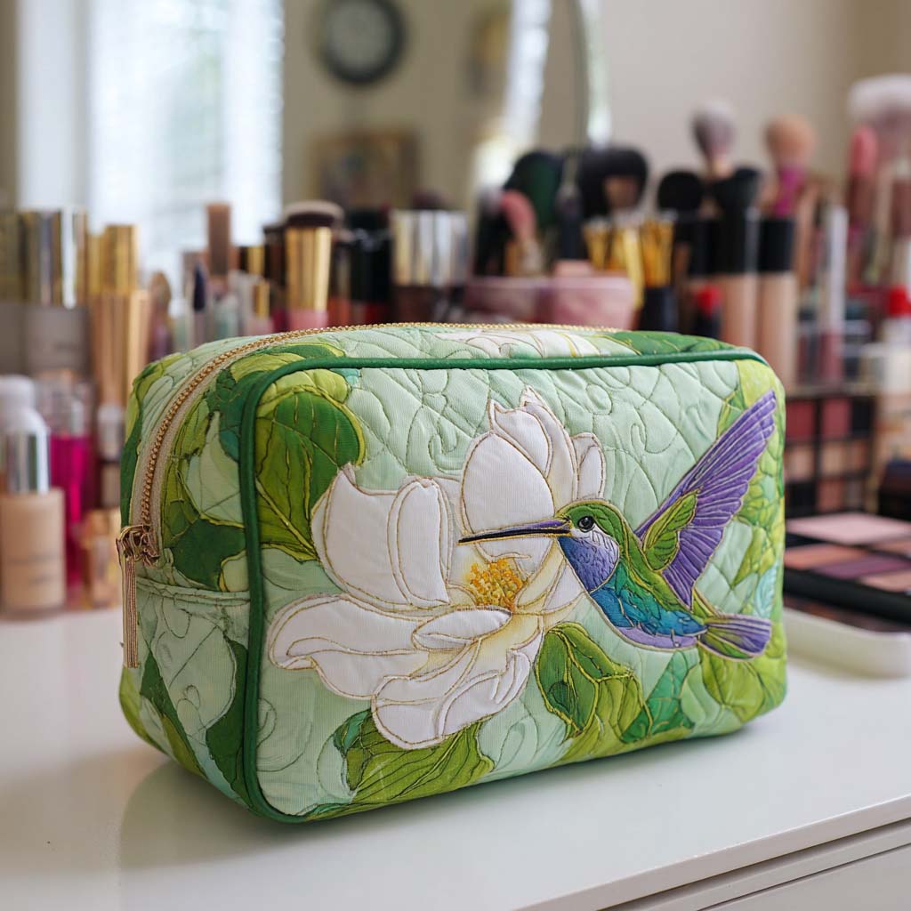 Petal Whisper Quilted Makeup Bag NCU0NT10163