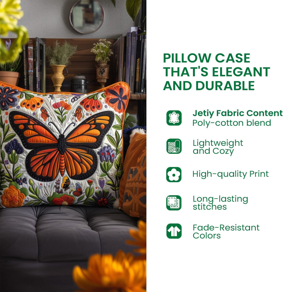 Fall Glow Quilted Bedding Pillow Case NCU0NT9305