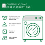 Snowy Pine Delight Quilted Place Mat NCU0PT2348