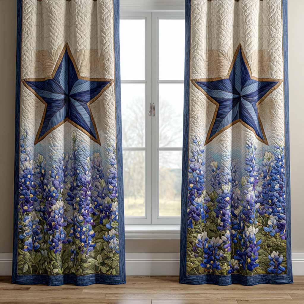 Prairie Star Quilted Curtains NCU0XD2305