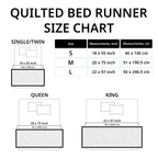Merry Glow Quilted Bed Runner NCU0PT8865