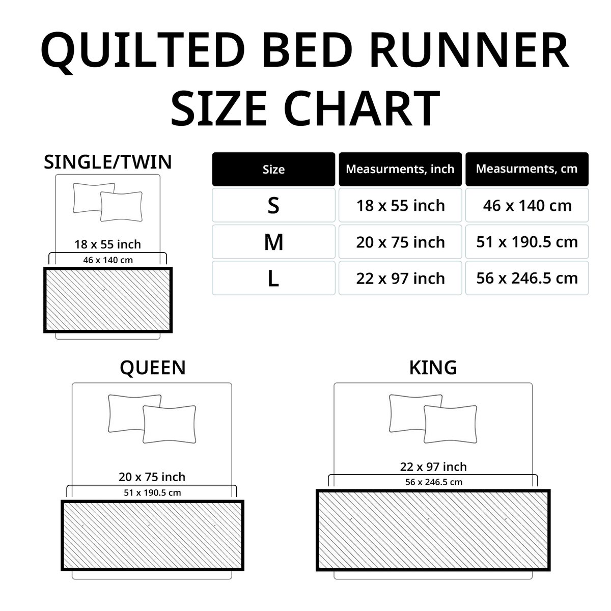 Woodland Fir Quilted Bed Runner NCU0PT9119
