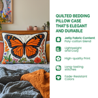 Newfie Paws Quilted Bedding Pillow Case NCU0DV7368