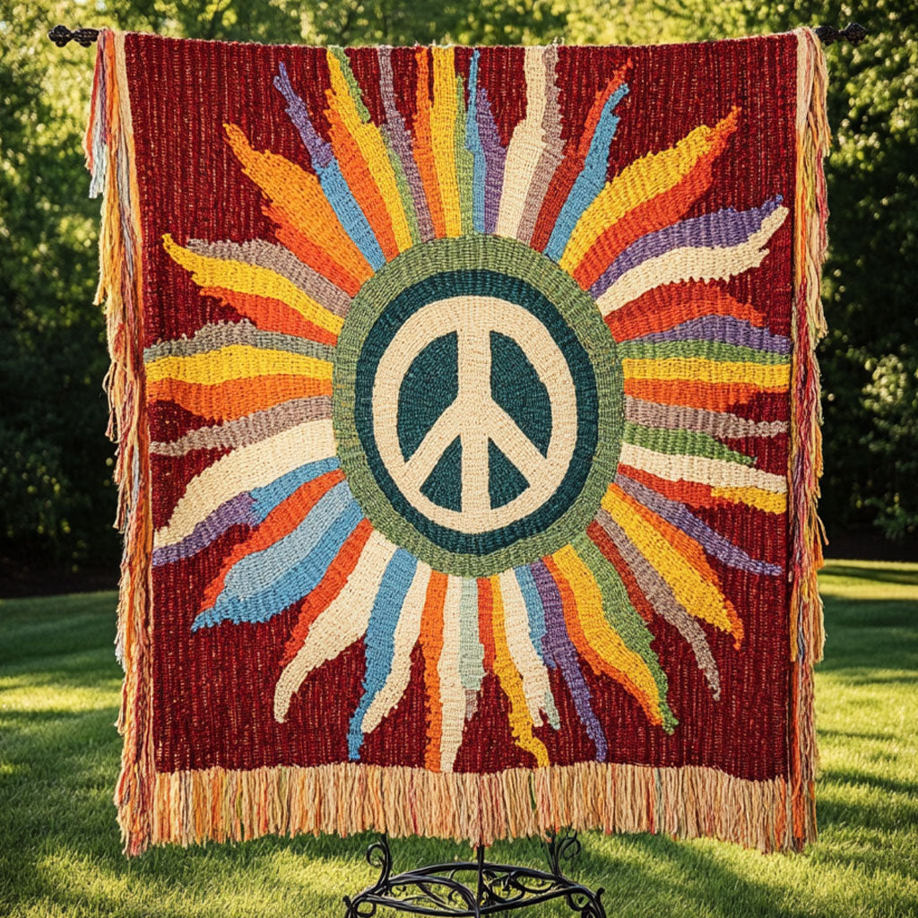 Radiant Peace Woven Sofa Blanket NCU0NT4789