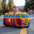 Padded Travel Bag - Rainbow Bus