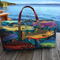Padded Travel Bag - Rainbow Trout