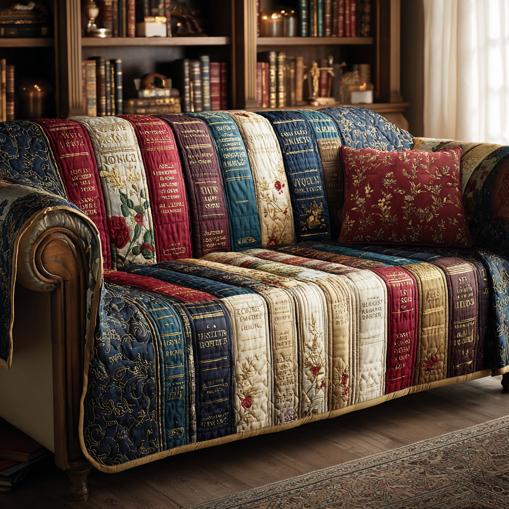 Reading Hollow Quilted Sofa Cover NCU0DK11175