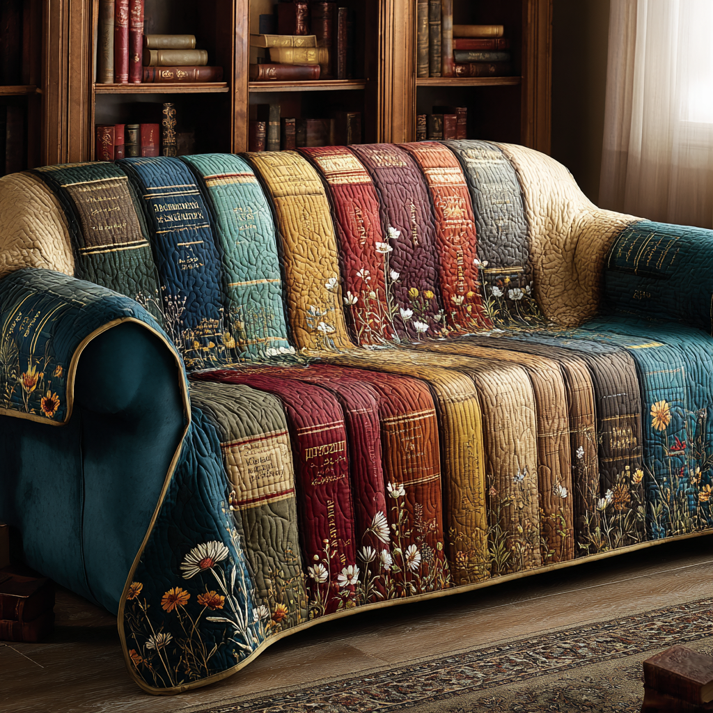 Reading Quilted Sofa Cover NCU0VT348