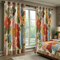 Retro Daisy Quilted Curtains NCU0VL3405