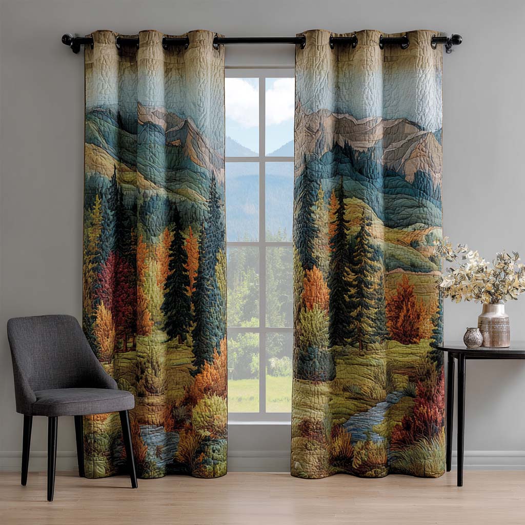 Rolling Hill Quilted Curtains NCU0NT11278