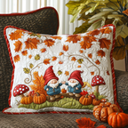Rustic Gnome Whispers Quilted Bedding Pillow Case NCU0NT8853