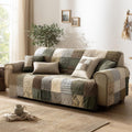 Rustic Haven Quilted Sofa Cover NCU0DV9206