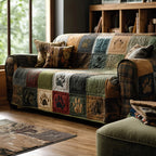 Rustic Paws Quilted Sofa Cover NCU0DV9014