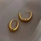 Classic Golden Hoop Earrings