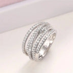 Layered Zirconia Cross Ring