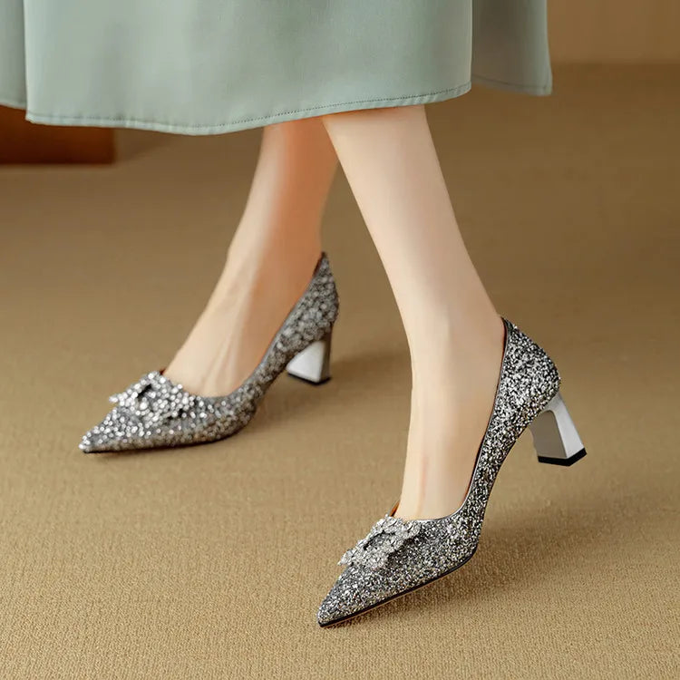 Theresa – Glitter Pumps