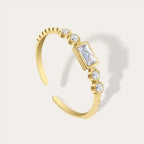 Baguette Station Open Ring