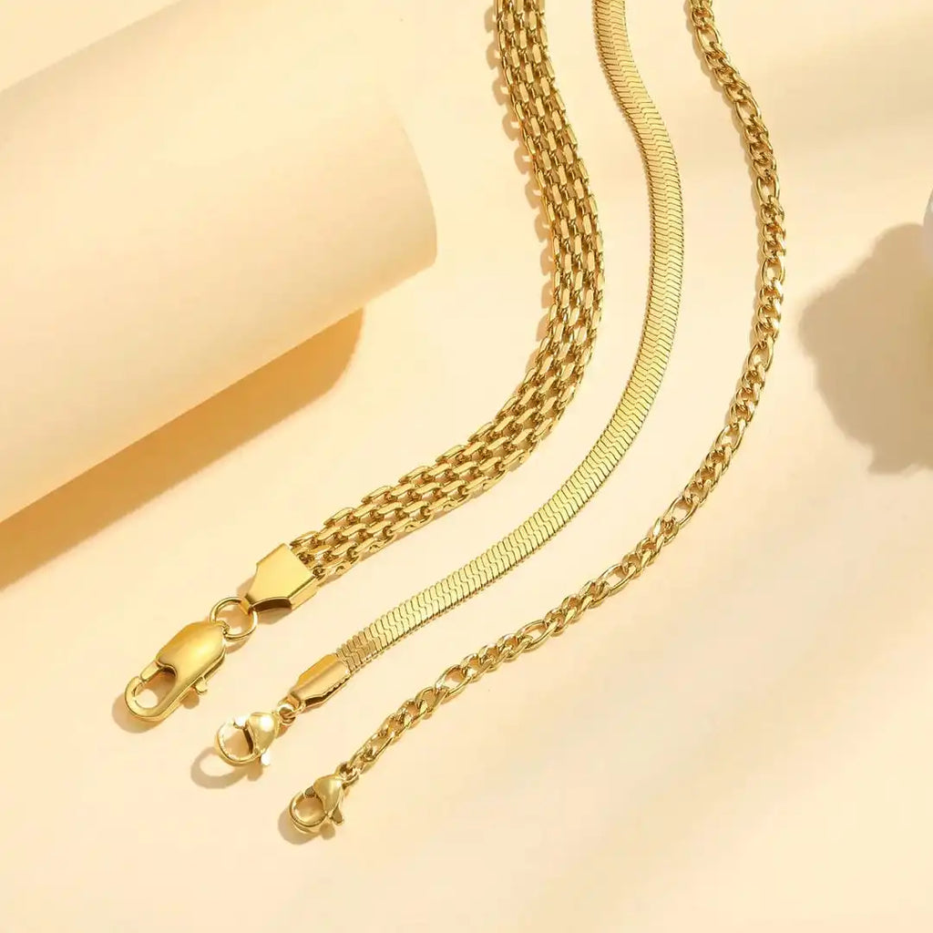 Stackable Bracelet Golden Pearl Set