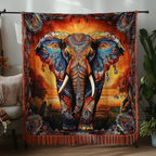 Sacred Trunk Woven Sofa Blanket NCU0DK5444
