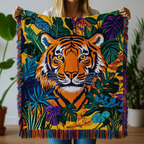 Savage Beauty Woven Sofa Blanket NCU0DV3901