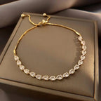 Adjustable Geometric Stones Bracelet