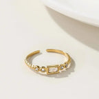 Baguette Station Open Ring