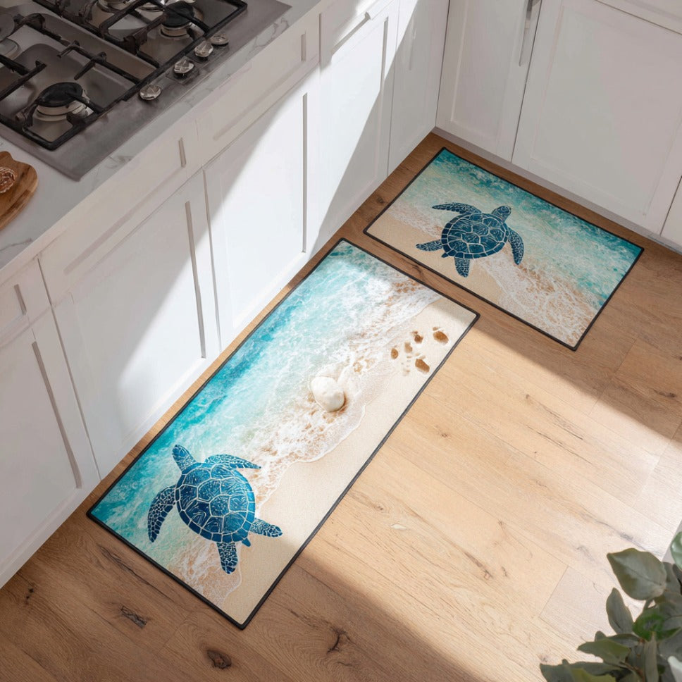Seaside Harmony Kitchen Area Rug NCU0DV8230