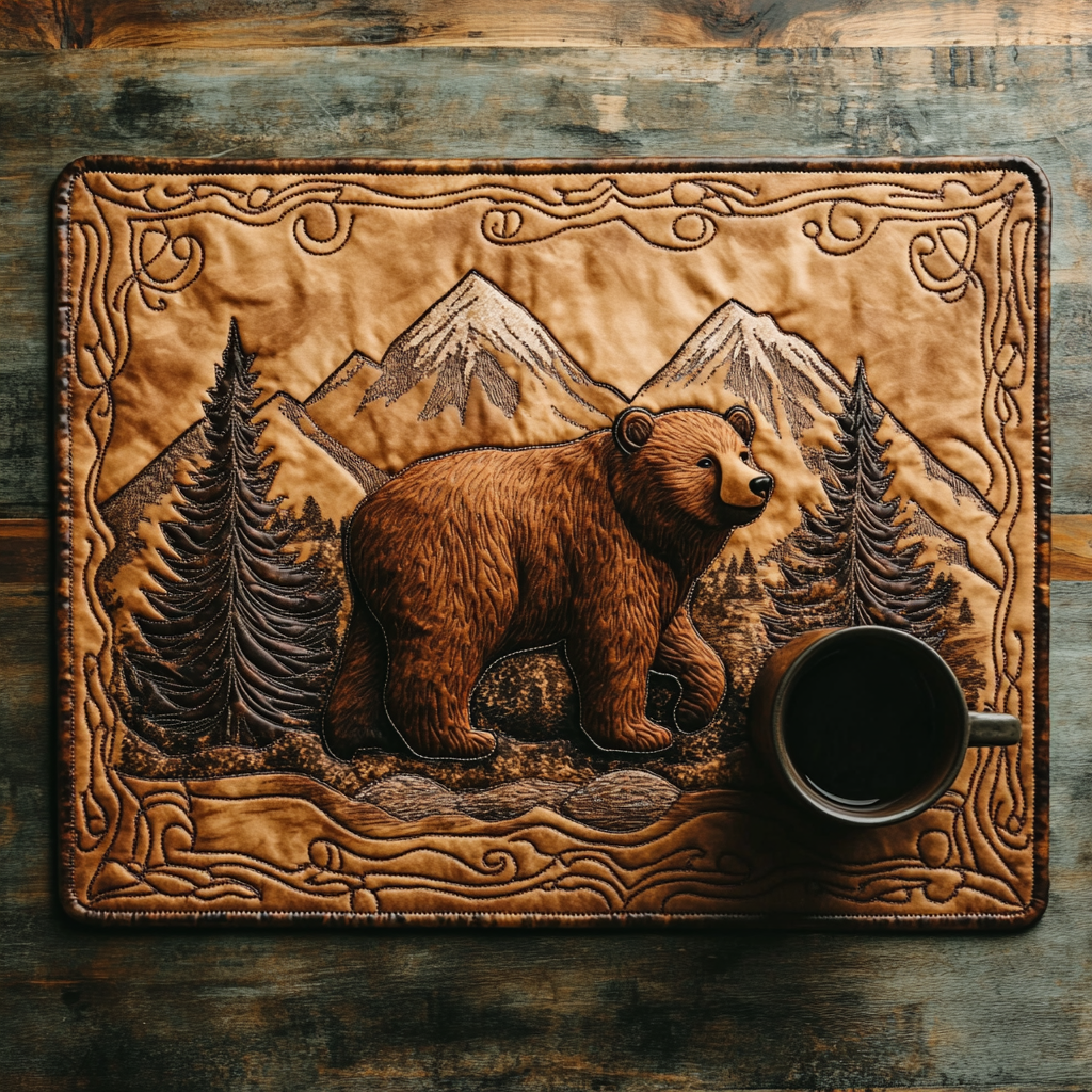 Shadowed Trail Quilted Place Mat NCU0DV2895