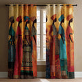 Silent Walk Quilted Curtains NCU0DK11748