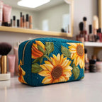 Smile Bloom Quilted Makeup Bag NCU0NT10237