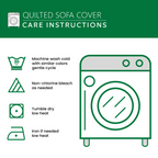 Reindeer Lodge Quilted Sofa Cover NCU0TV878