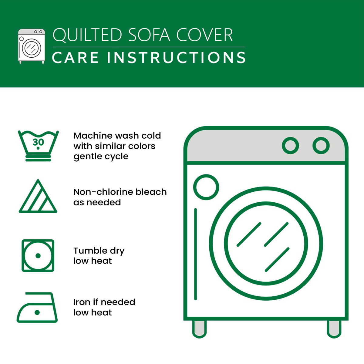 Holiday Miracle Quilted Sofa Cover NCU0NT10936
