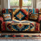 Southwestern Starburst Quilted Sofa Cover NCU0XD1830
