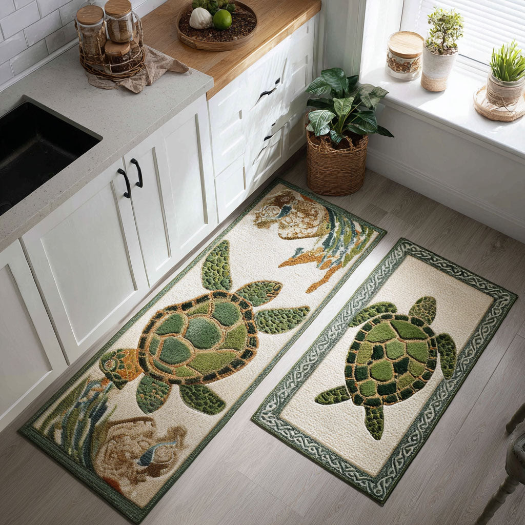 Sunset Reef Kitchen Area Rug NCU0PT10168