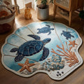 Tidal Harmony Custom Shape Area Rug NCU0DV9648